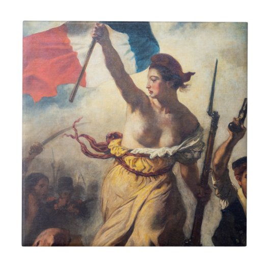 Carreau Delacroix - La Liberté guidant le peuple Gros plan (Devant)