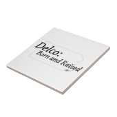 Carreau Delco Né et élevé (Côté)