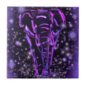 Carreau d'éléphant violet (Devant)