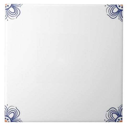 Carreau Delft Blue Matching Dutch Indigo Mix Match Empty (Devant)