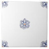 Carreau Delft Blue Matching Dutch Indigo Mix Match Empty C (Devant)