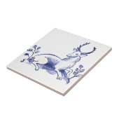 Carreau delft tuiles reproductions girafe (Côté)