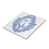 Carreau deltaplane reproductions magpie antique (Côté)