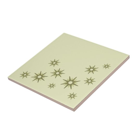 Carreau Démarrages verts du milieu du siècle (Côté)