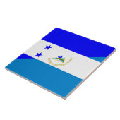 Carreau demi de symbole de pays de drapeau du Honduras (Côté)
