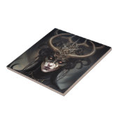 Carreau Demon Woman Queen Dark Imaginaire Art (Côté)