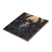 Carreau Démoness Imaginaire foncé Goth Art gothique (Côté)