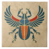 Carreau Dendroctone du scarab Art déco égyptien (Devant)