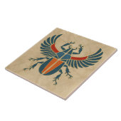 Carreau Dendroctone du scarab Art déco égyptien (Côté)