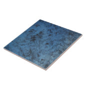 Carreau Denim Blue Retro voiture antique, métal rouillé (Côté)