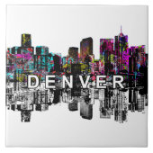 Carreau Denver, Colorado en graffiti (Devant)