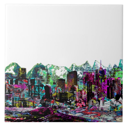 Carreau Denver en graffiti (Devant)