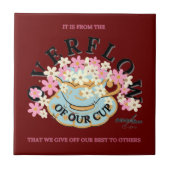 Carreau DÉPASSEMENT Carrelage décoratif en céramique par A (Devant)