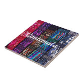 Carreau Des dessins textiles guatémaltèques. (Côté)