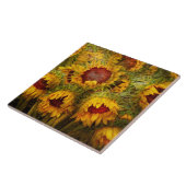 Carreau Des fleurs - tournesols - vous êtes mon seulement (Côté)