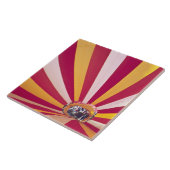 Carreau Des gens remplissent une montgolfière, Fort Collin (Côté)