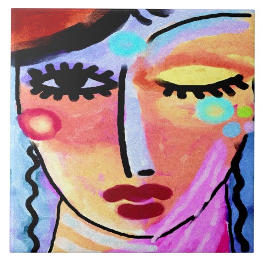 Carreau Des Jours Plus Lumineux Avant La Peinture Numériqu (Devant)