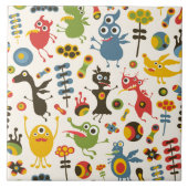 Carreau Des monstres heureux (Devant)