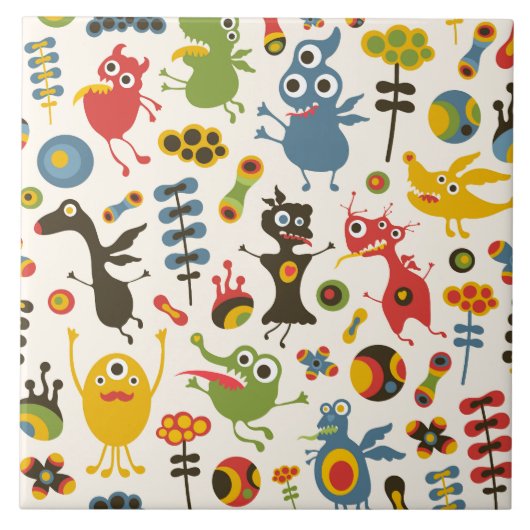 Carreau Des monstres heureux (Devant)