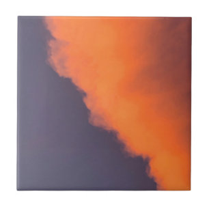 Carreau Des nuages magiques et rêvés dans des couleurs rêv