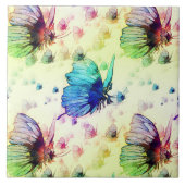 Carreau des papillons d'aquarelle (Devant)
