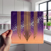 Carreau Desert Disco Lattice CrystalOmbre Diamond & Orange