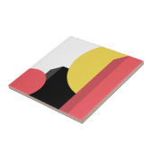 Carreau design Abstrait, coloré, moderne, simple, dynamiqu (Côté)