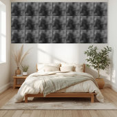 Carreau Design abstrait texturé moderne noir et gris