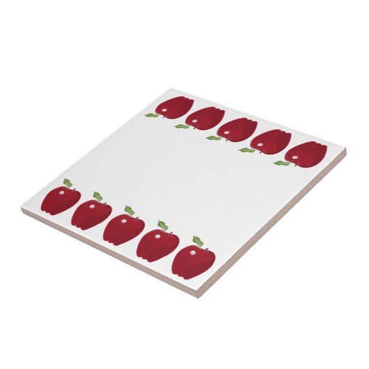 Carreau Design Apple rouge (Côté)