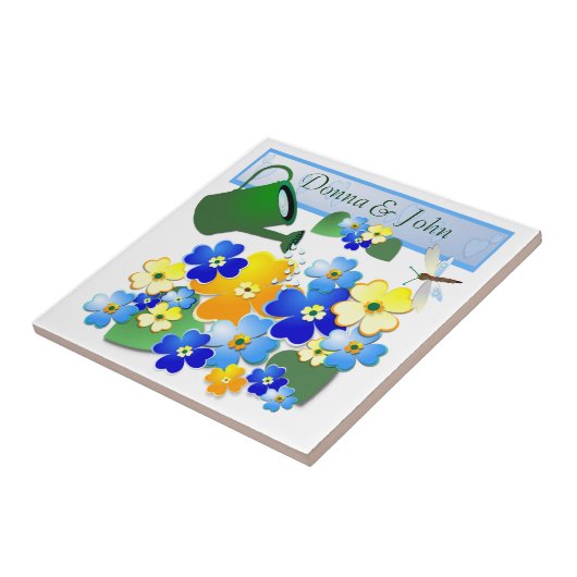 Carreau Design Art déco coloré (Côté)