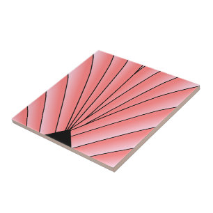 Carreau Design Art déco rose