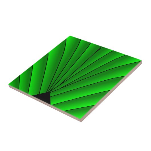 Carreau Design Art déco vert (Côté)