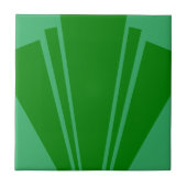 Carreau Design Art déco vert (Devant)