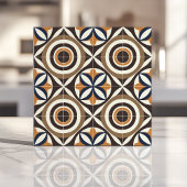 Carreau Design audacieux du milieu du siècle avec cercles