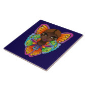 Carreau Design Big Eyes & Butterflies (Côté)