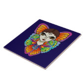 Carreau Design Big Eyes & Butterflies (Côté)