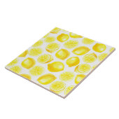 Carreau Design citrons aquarelle (Côté)