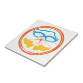 Carreau Design Cool de triathlon (Côté)