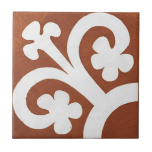 Carreau Design d'art céramique irlandais vintage