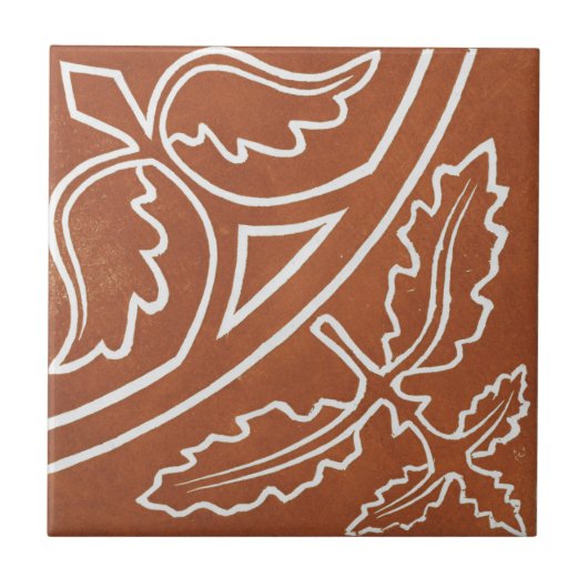 Carreau Design d'art irlandais en céramique Carrelage feui (Devant)