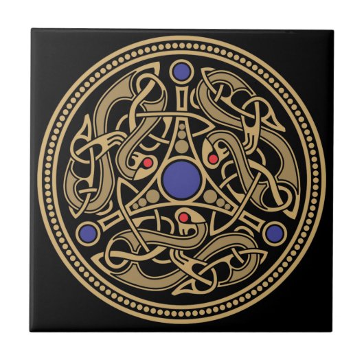Carreau Design d'art viking (Devant)