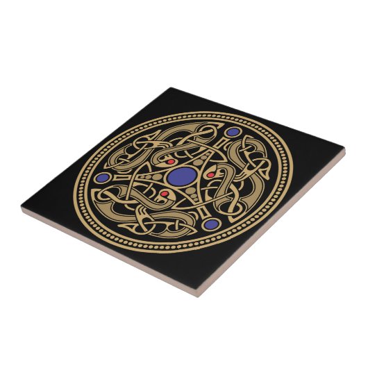 Carreau Design d'art viking (Côté)