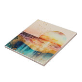 Carreau Design de la gamme Watercolor Beach 3 (Côté)