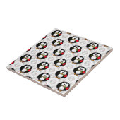 Carreau Design de Motif de surface de pingouin mou Imprime (Côté)