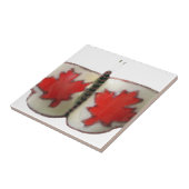Carreau Design de papillon du drapeau canadien (Côté)