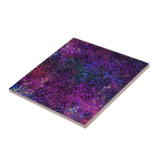 Carreau Design de série de peintures léopard 16 (Côté)