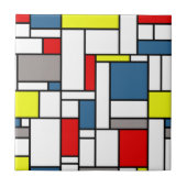 Carreau Design de style mondrien (Devant)