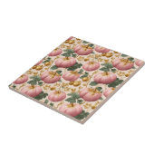 Carreau Design élégant Citrouille rose automne (Côté)