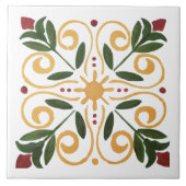 Carreau Design floral coloré (Devant)