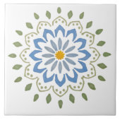 Carreau Design floral coloré (Devant)